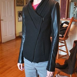 Danier leather wool and lambskin jacket